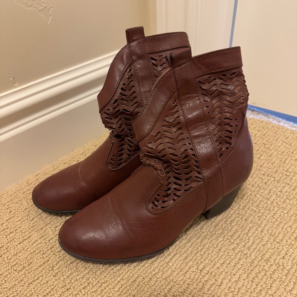 Brown Ankle Boots